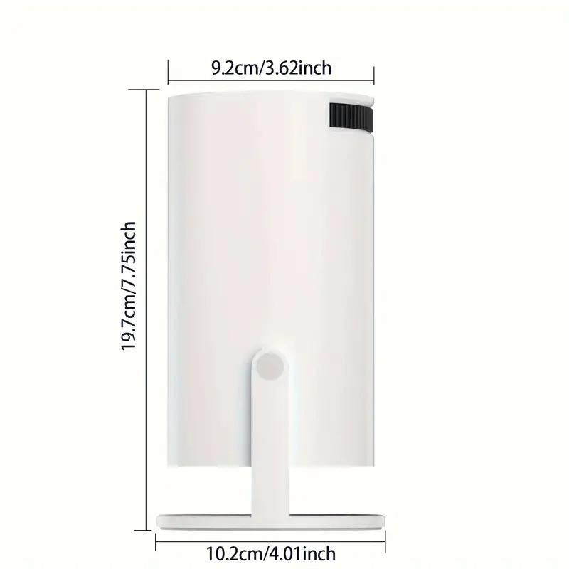 Upport 4K 1080P Home Theater Projector - 200ANSI, 130-Inch Screen, 180° Rotatable, Short-Throw Audio Crystal Portable Adjustable