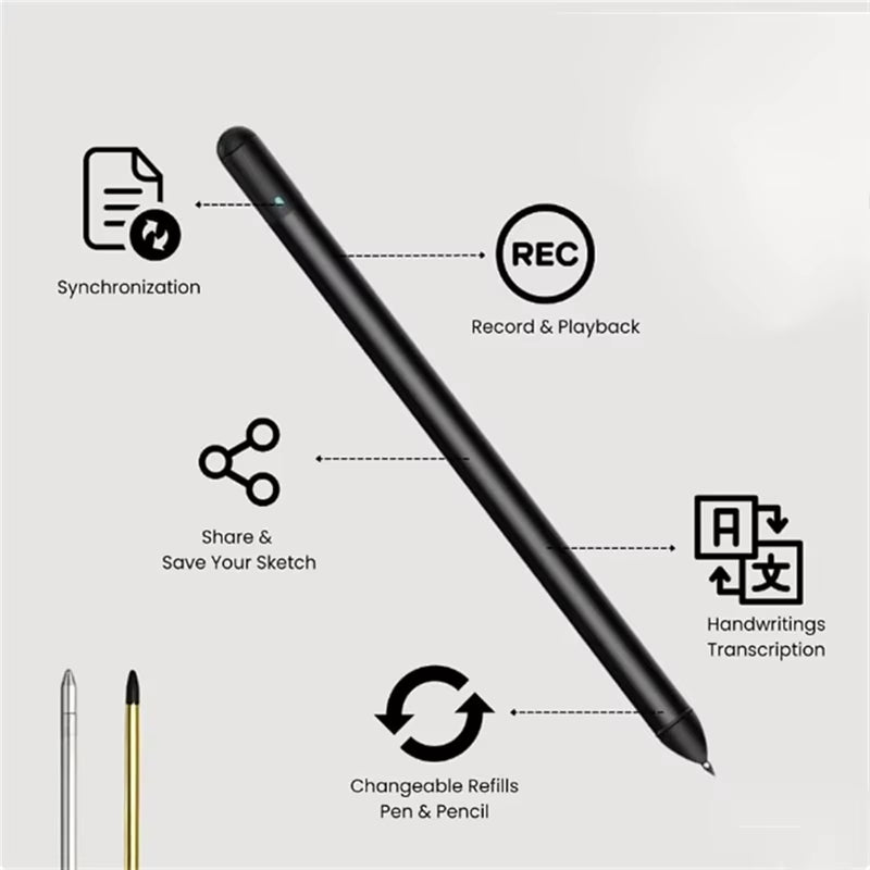 New-Syncify Digital Sketchbook Pro V2, Bluetooth 5.0 Smart Sync Pen & Digital Notebook, Writing & Note-Taking Tool
